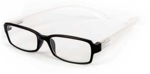Готови очила за четене 2601 черно/бяло